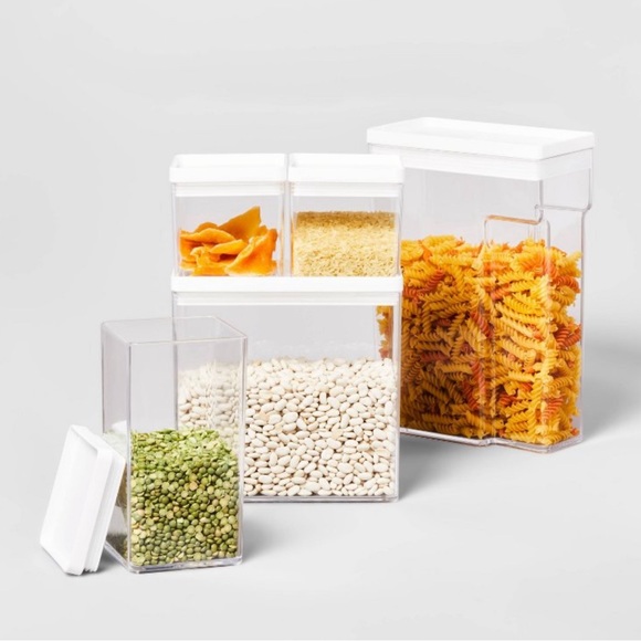 Plastic food storage container clear - Picture 3 of 3